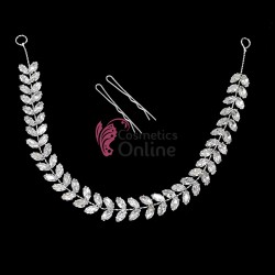 Tiara Ti032II Argintiu pentru mirese cu cristale din zirconiu